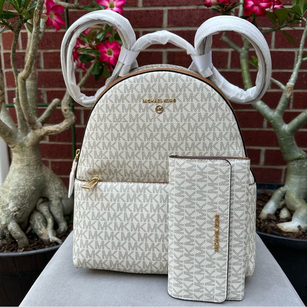Michael Kors backpack and wallet